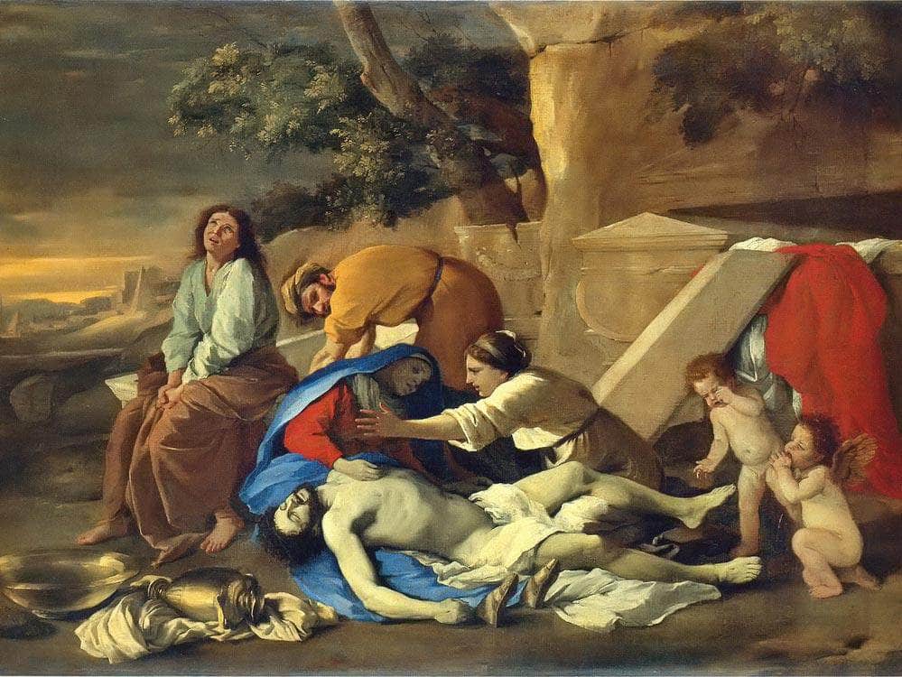Lamenation By Nicholas Poussin Fine Art Print
