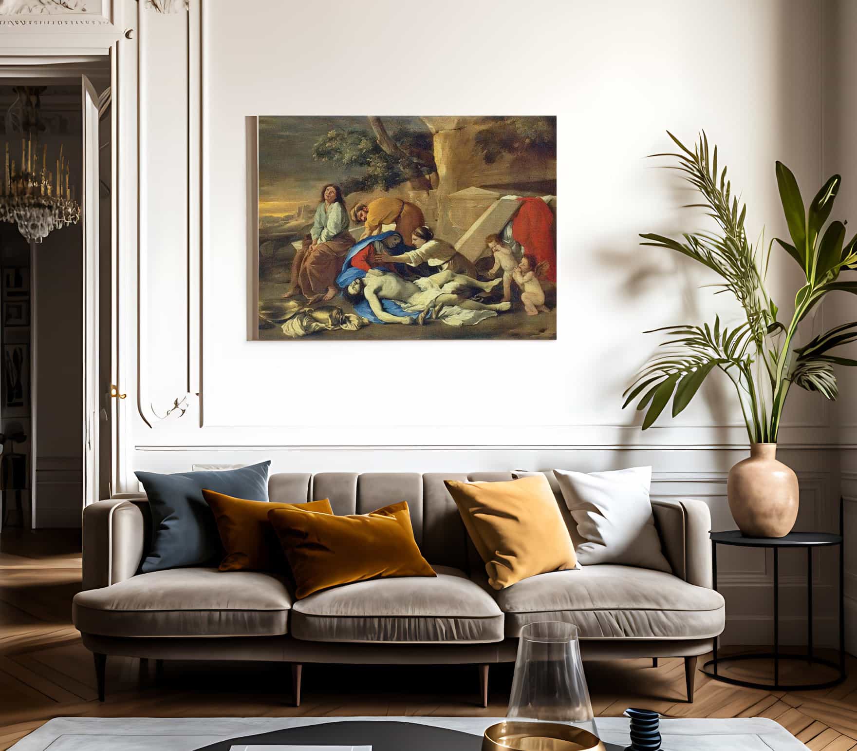 Lamenation By Nicholas Poussin Fine Art Print