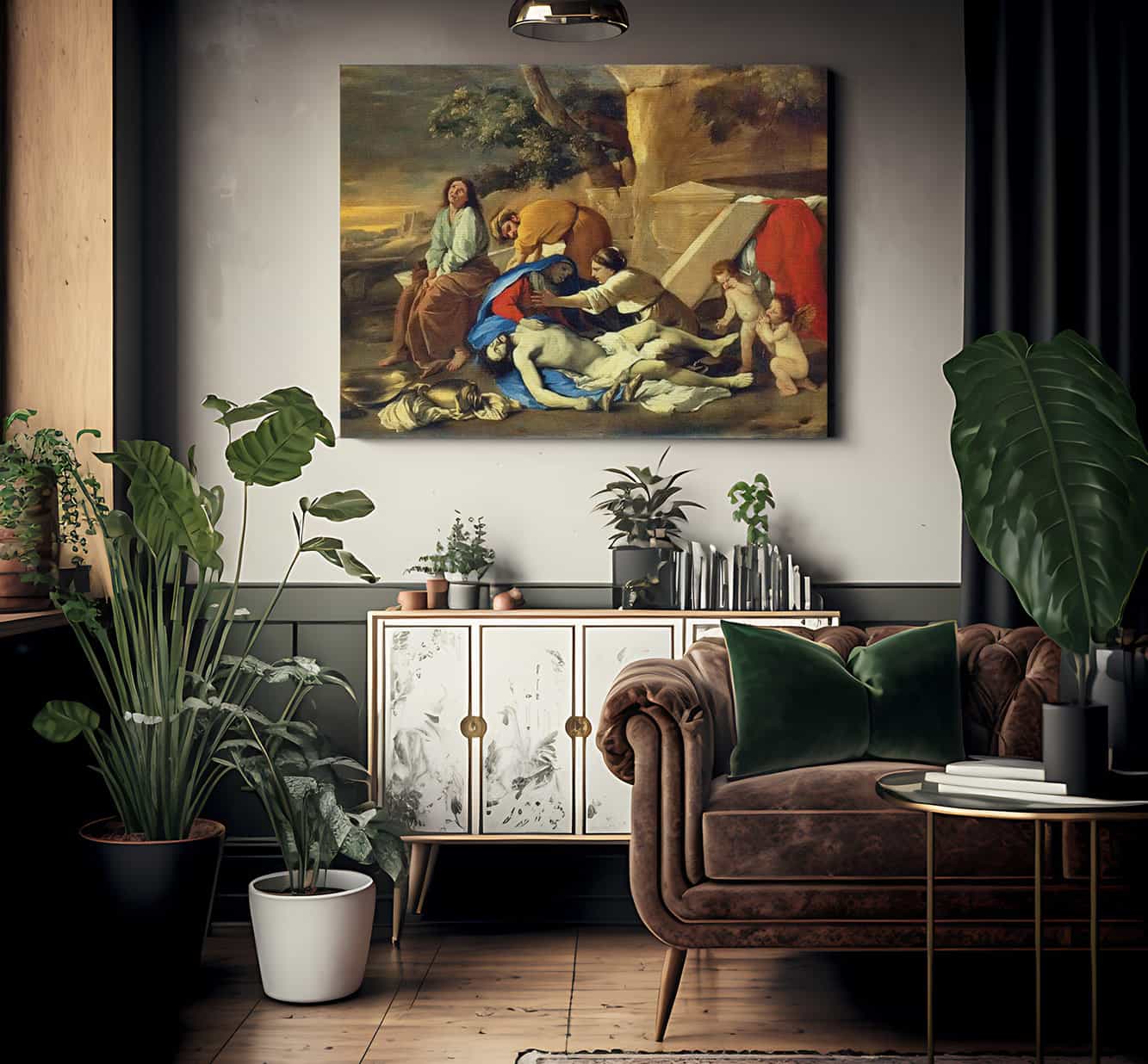 Lamenation By Nicholas Poussin Fine Art Print
