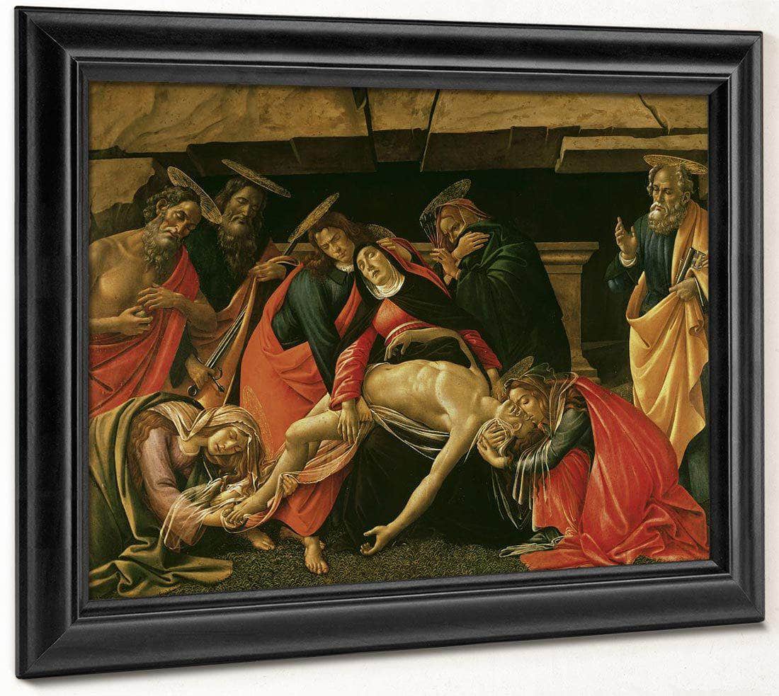 Lamentation Of Christ By Sandro Botticelli Fine Art Print