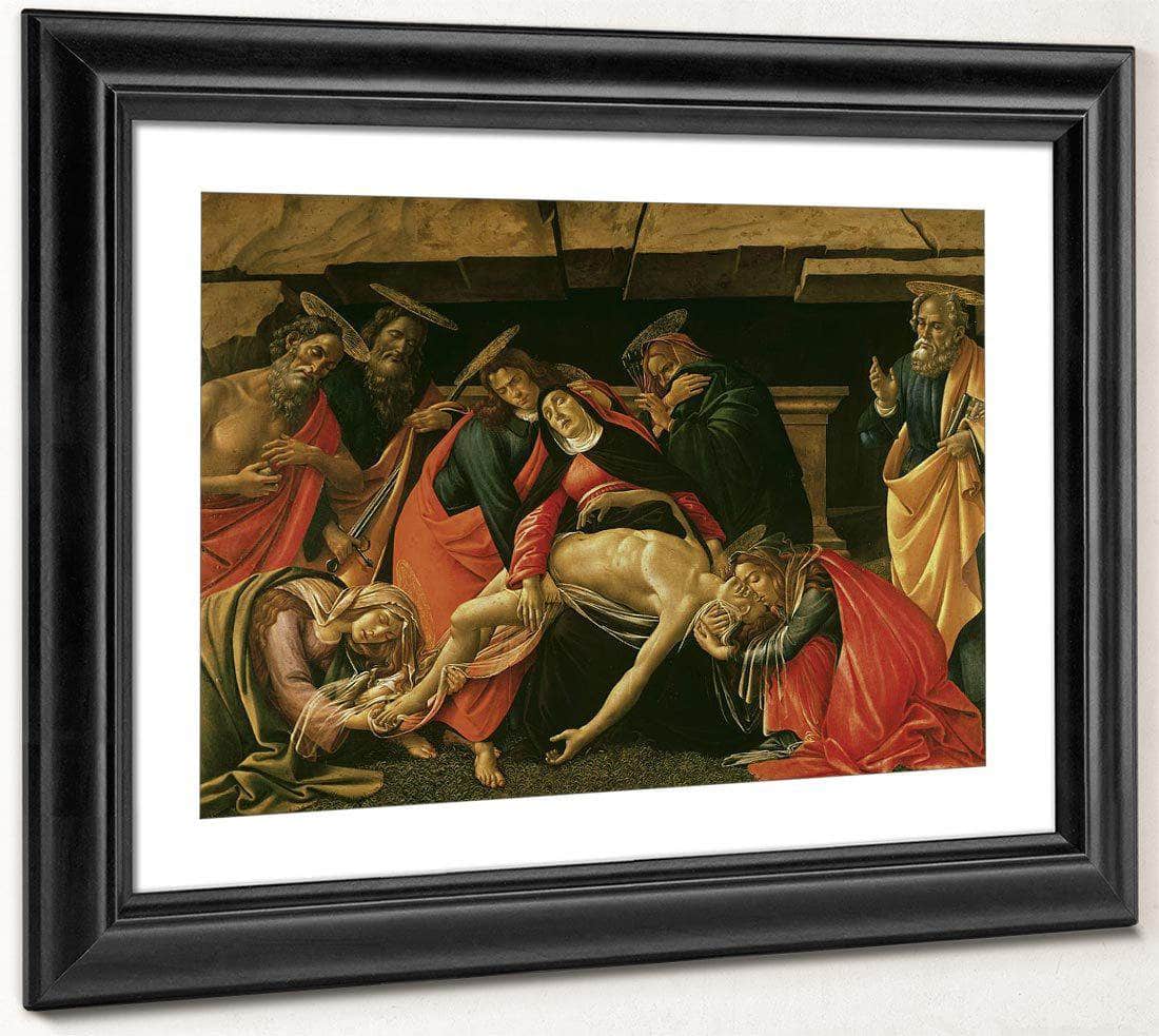 Lamentation Of Christ By Sandro Botticelli Fine Art Print