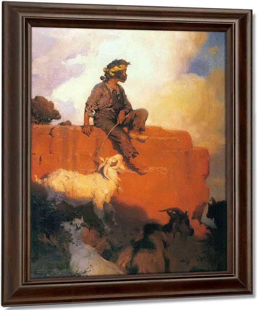 Land Of His Fathers by William R Heigh Fine Art Print