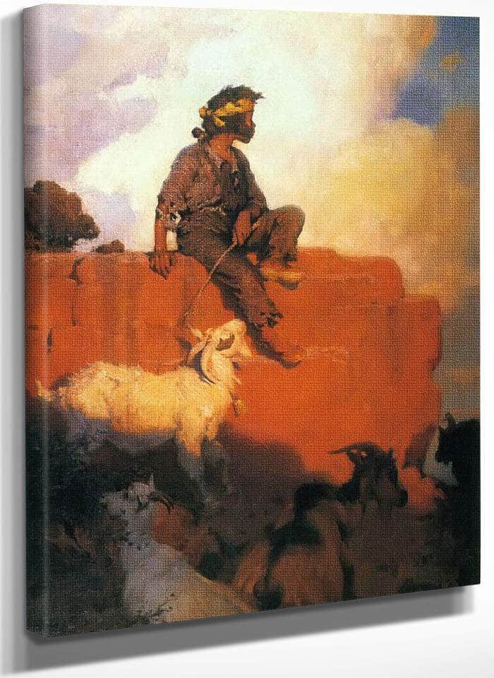 Land Of His Fathers by William R Heigh Fine Art Print