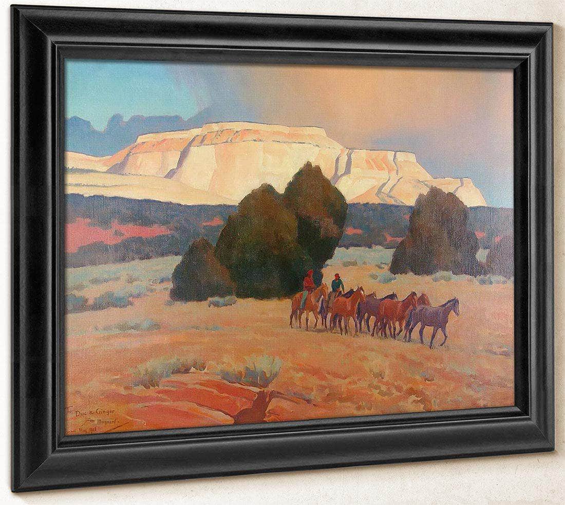 Land Of White Mesas By Maynard Dixon Fine Art Print
