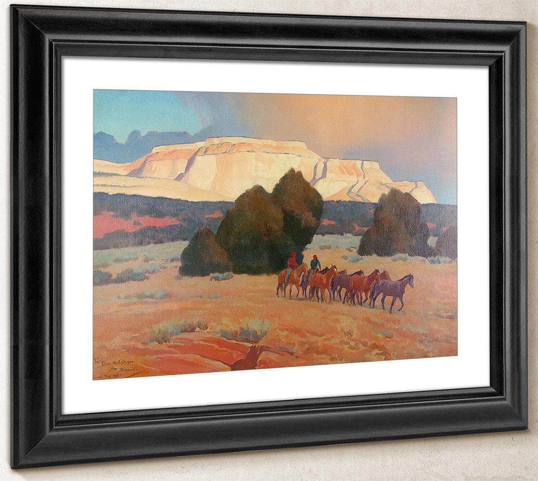 Land Of White Mesas By Maynard Dixon Fine Art Print
