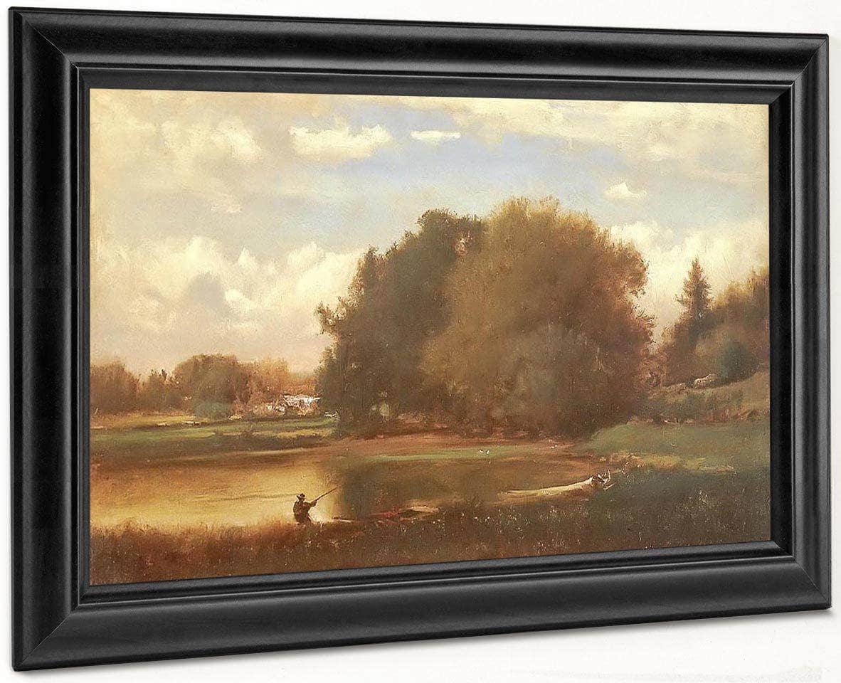 Landscape 1860 By George Inness Fine Art Print