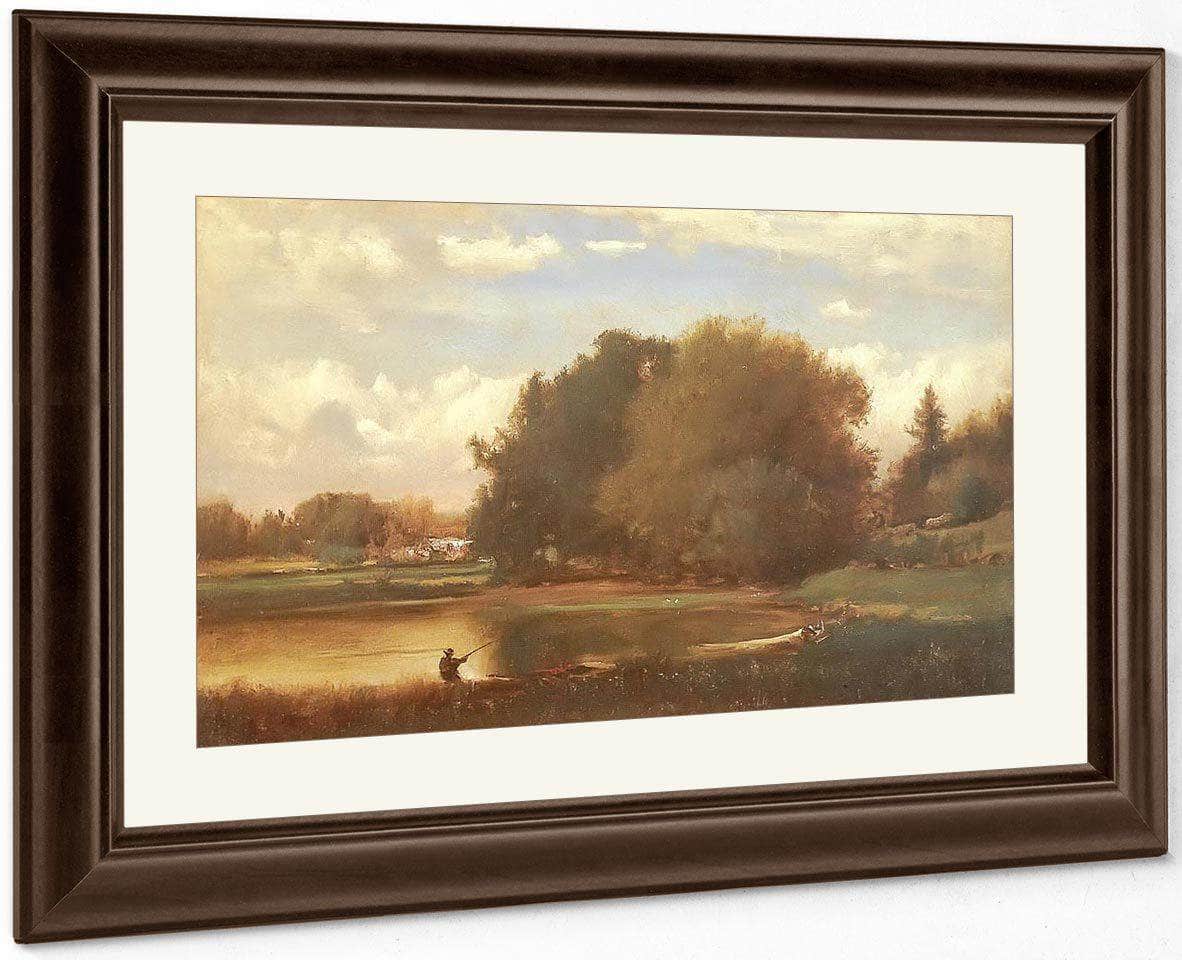 Landscape 1860 By George Inness Fine Art Print