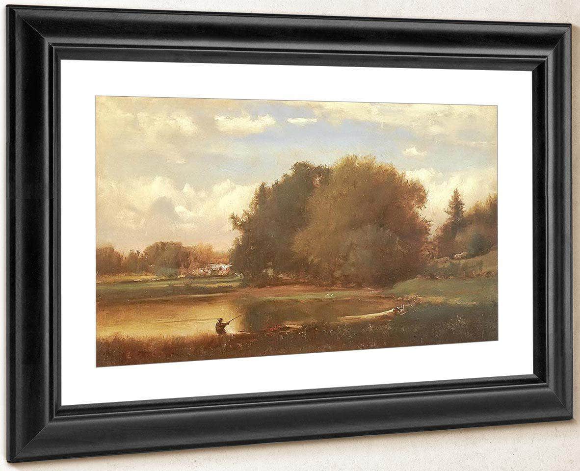 Landscape 1860 By George Inness Fine Art Print