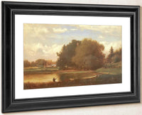 Landscape 1860 By George Inness Fine Art Print