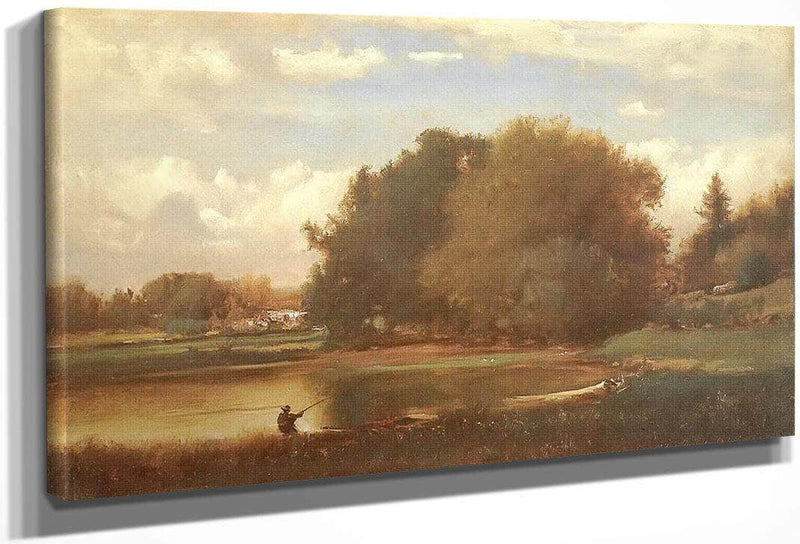 Landscape 1860 By George Inness Fine Art Print