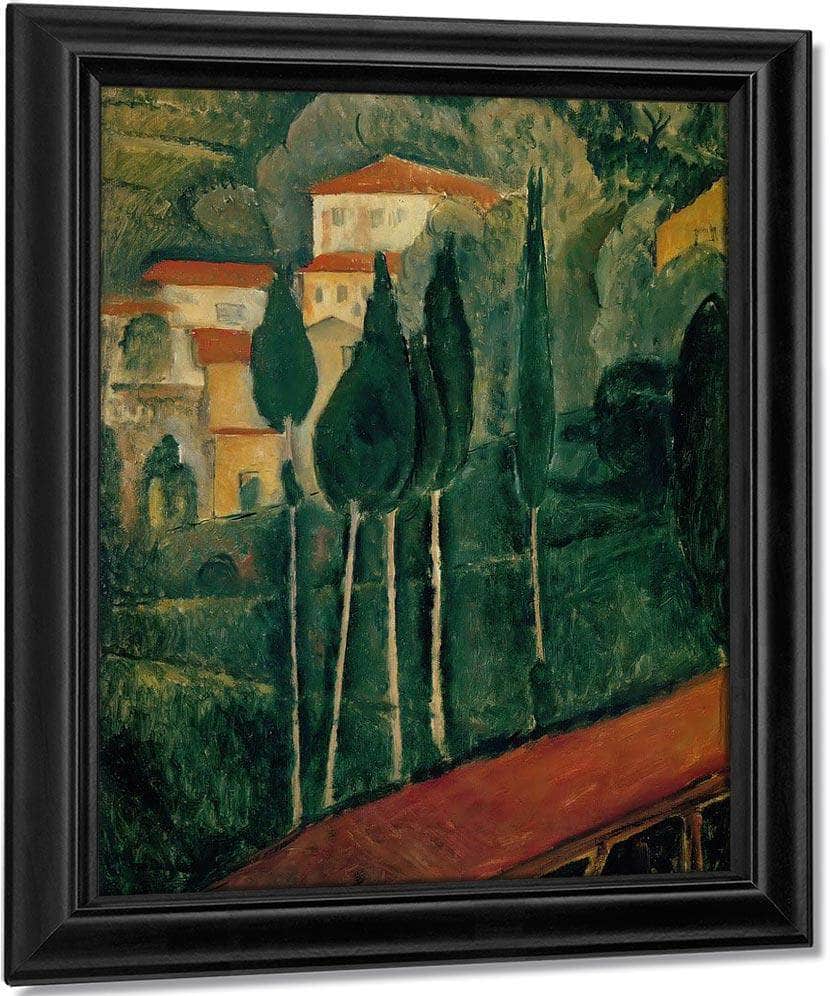 Landscape 1919 By Amedeo Modigliani Fine Art Print