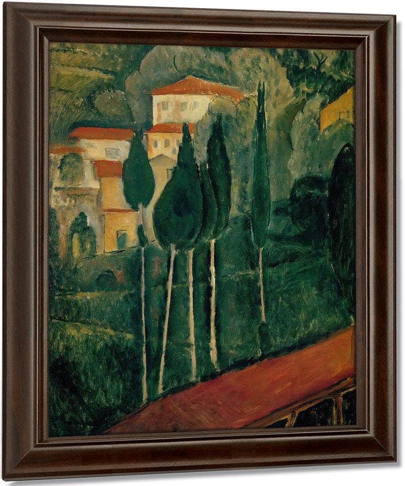Landscape 1919 By Amedeo Modigliani Fine Art Print