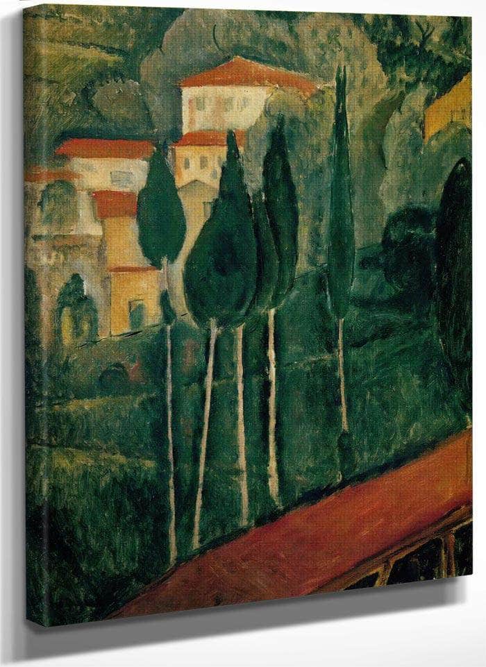 Landscape 1919 By Amedeo Modigliani Fine Art Print