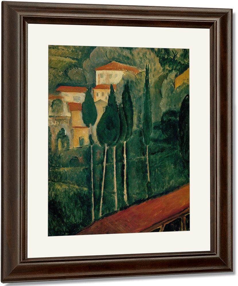 Landscape 1919 By Amedeo Modigliani Fine Art Print