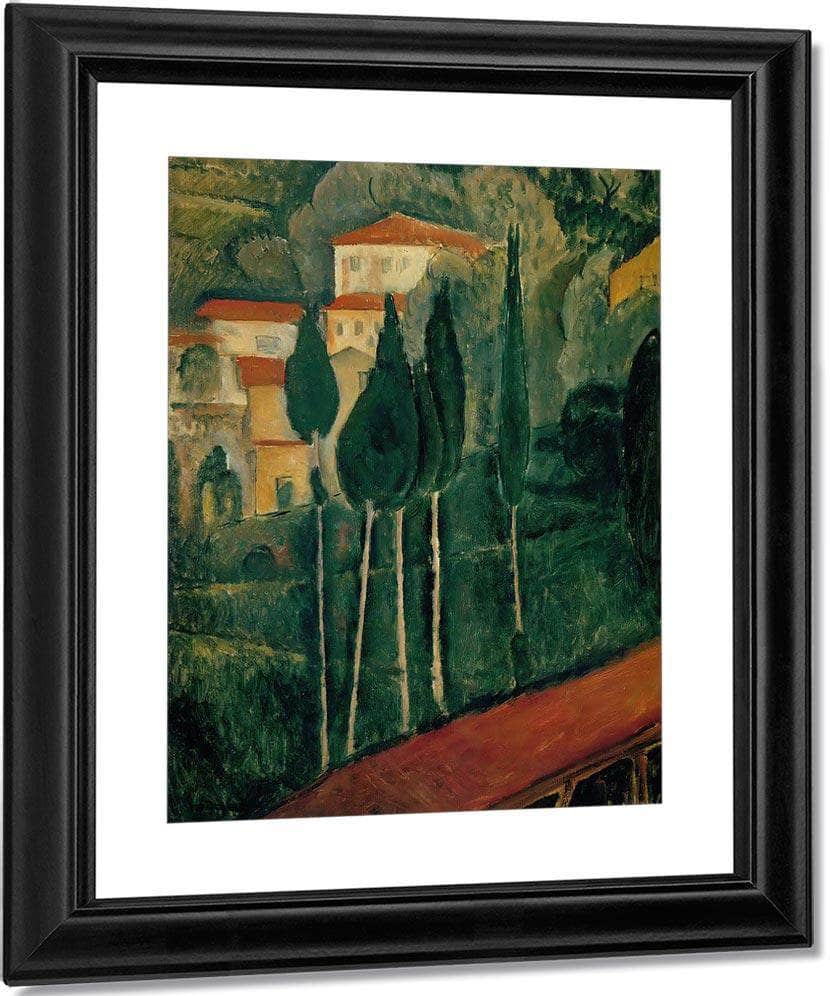 Landscape 1919 By Amedeo Modigliani Fine Art Print