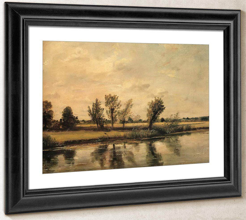 Landscape A Study ( Water Meadows Near Salisbury) By John Constable Fine Art Print