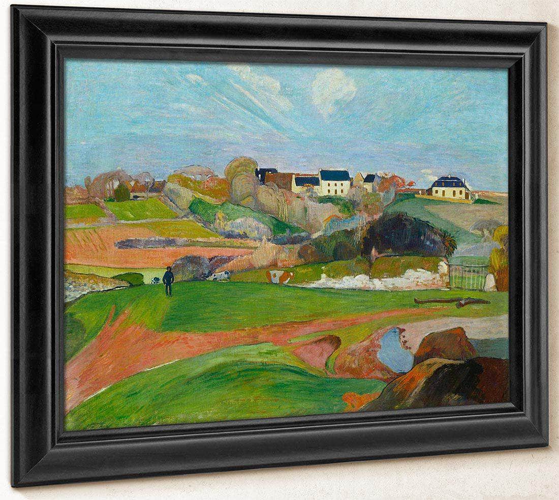 Landscape At Le Pouldu By Paul Gauguin Fine Art Print