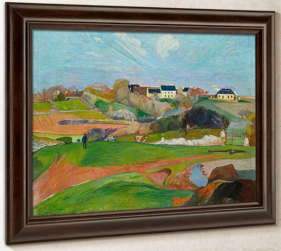 Landscape At Le Pouldu By Paul Gauguin Fine Art Print