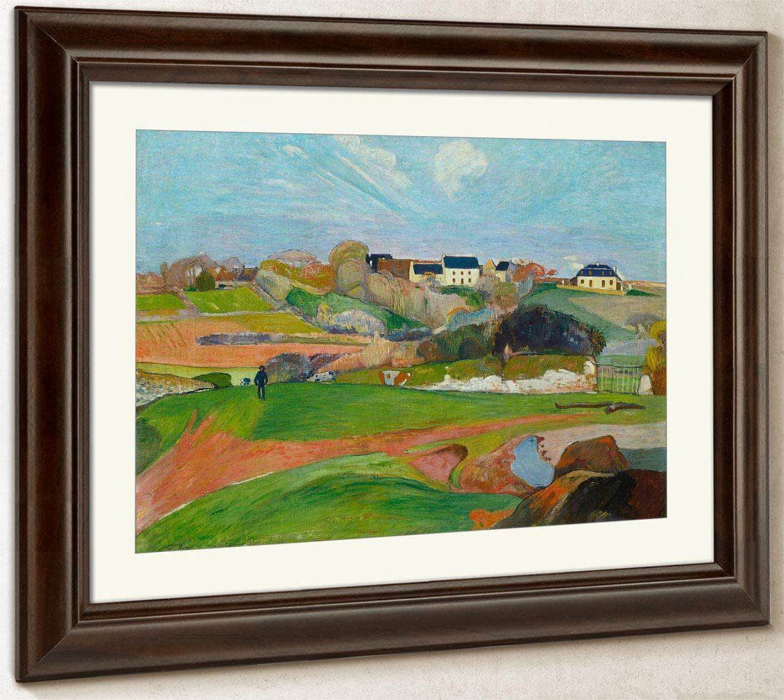 Landscape At Le Pouldu By Paul Gauguin Fine Art Print