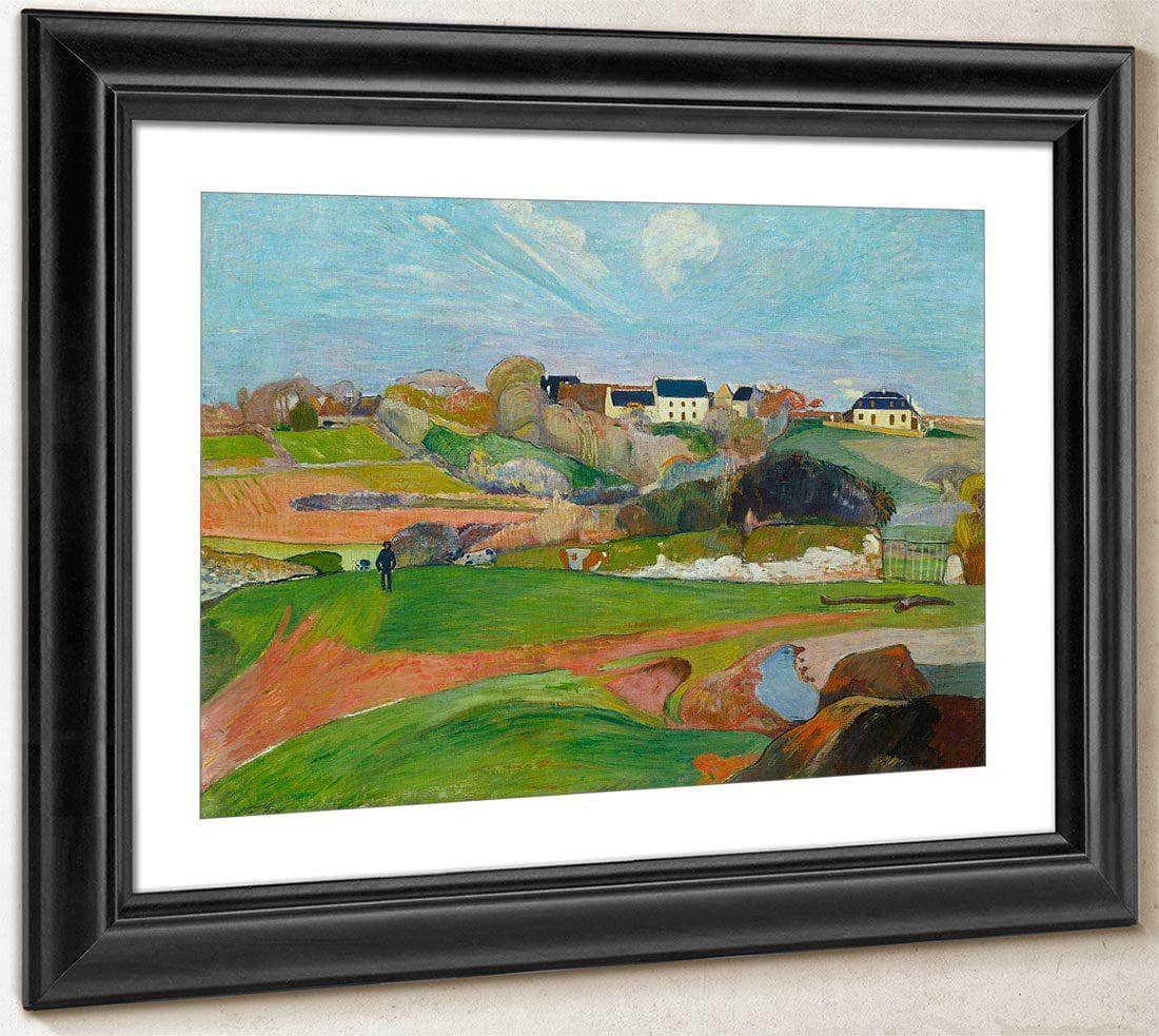 Landscape At Le Pouldu By Paul Gauguin Fine Art Print