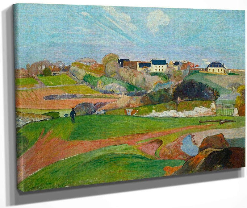 Landscape At Le Pouldu By Paul Gauguin Fine Art Print