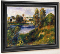 Landscape At Vetheuil By Pierre August Renoir Fine Art Print