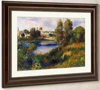 Landscape At Vetheuil By Pierre August Renoir Fine Art Print