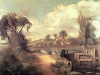 Landscape Boys Fishing By John Constable Fine Art Print