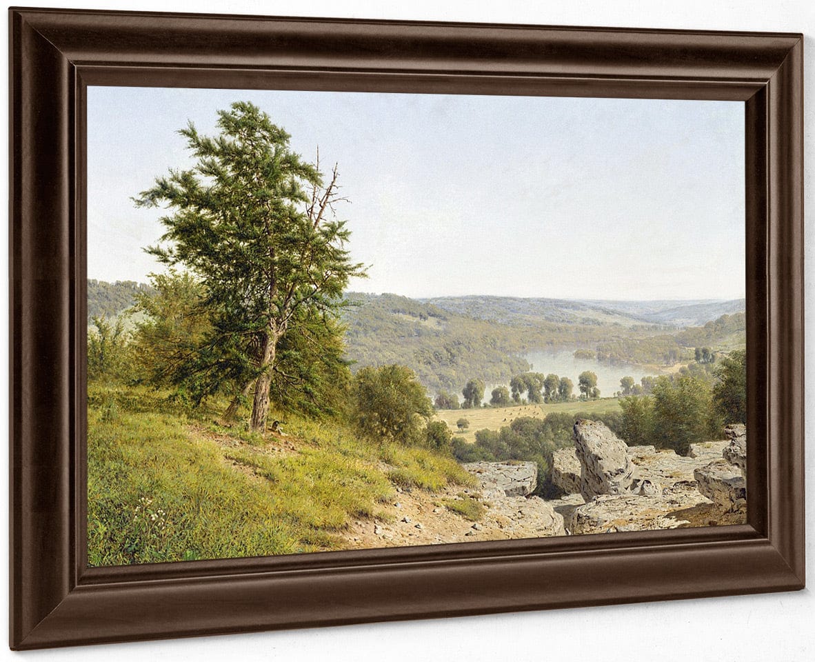 Landscape By Alexander Helwig Wyant Fine Art Print