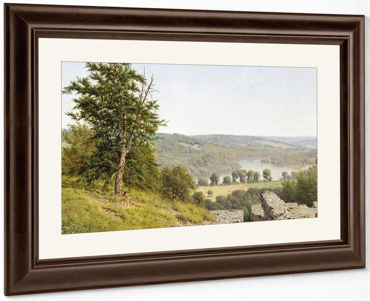 Landscape By Alexander Helwig Wyant Fine Art Print