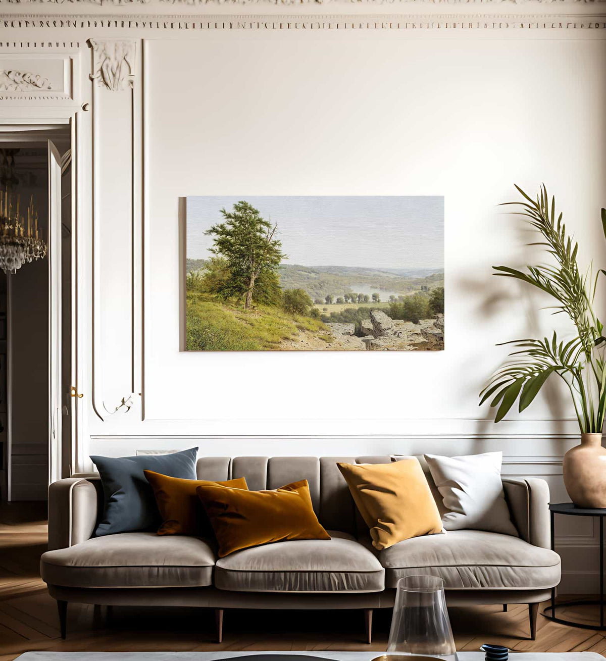 Landscape By Alexander Helwig Wyant Fine Art Print