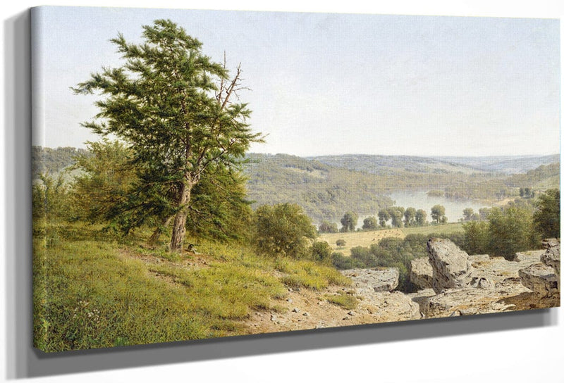 Landscape By Alexander Helwig Wyant Fine Art Print