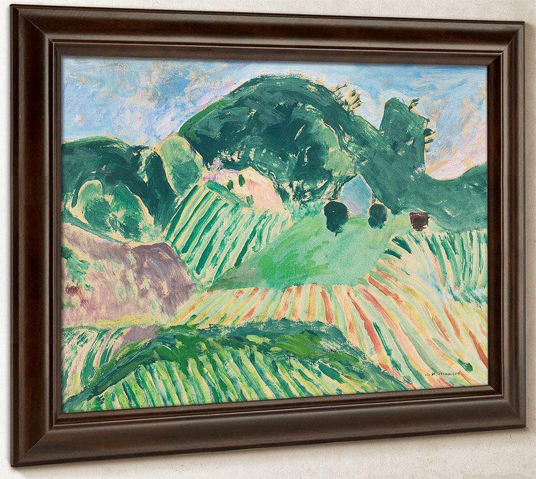 Landscape By Alfred Henry Maurer Fine Art Print