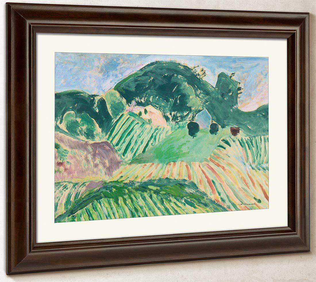 Landscape By Alfred Henry Maurer Fine Art Print