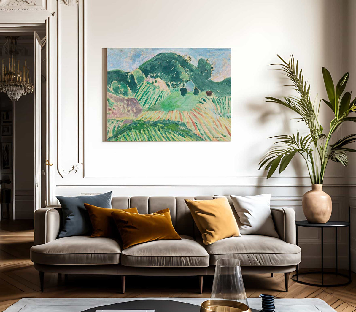 Landscape By Alfred Henry Maurer Fine Art Print