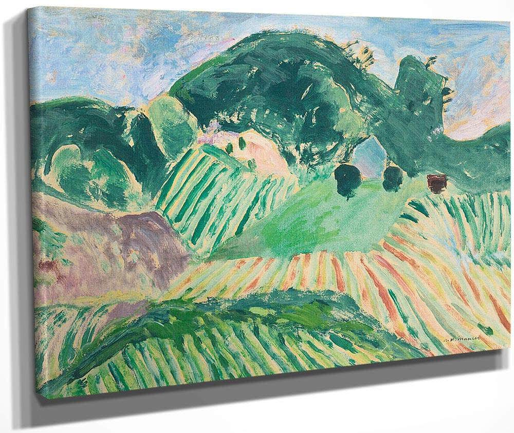Landscape By Alfred Henry Maurer Fine Art Print