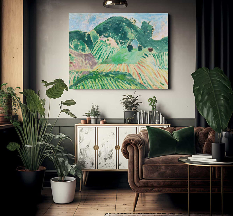 Landscape By Alfred Henry Maurer Fine Art Print