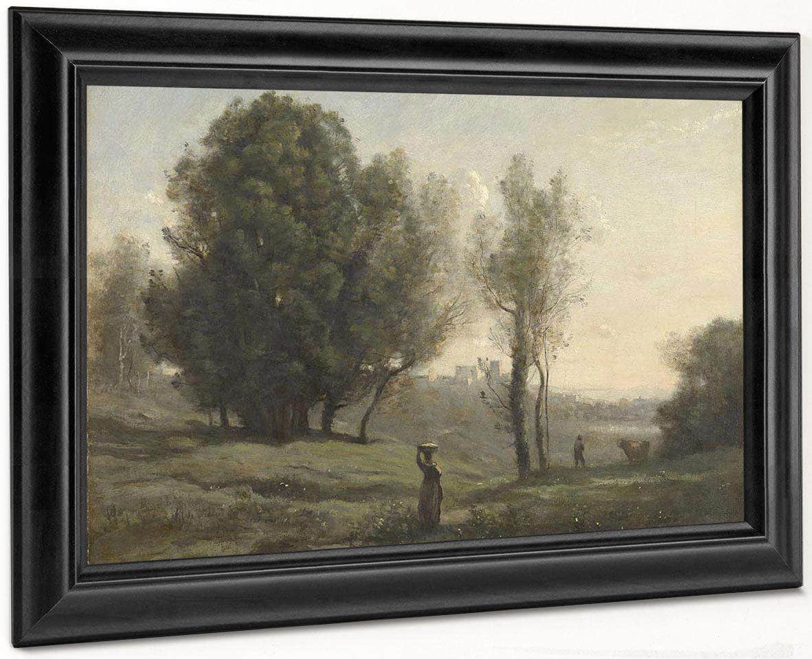 Landscape By Camille Corot Fine Art Print