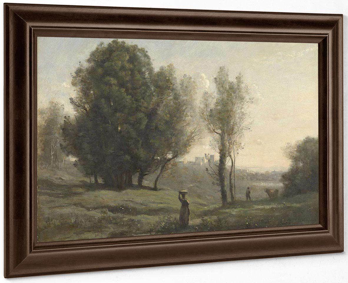 Landscape By Camille Corot Fine Art Print