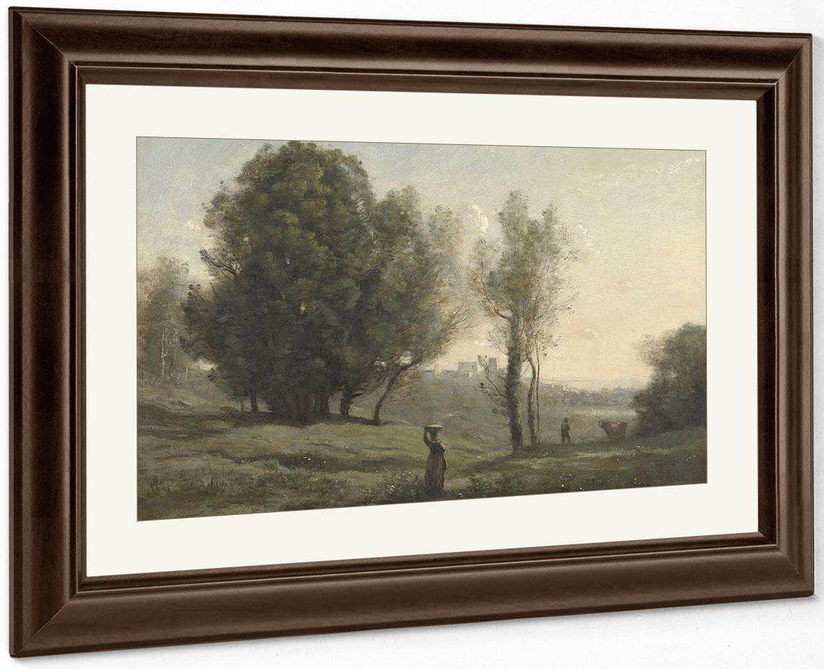 Landscape By Camille Corot Fine Art Print