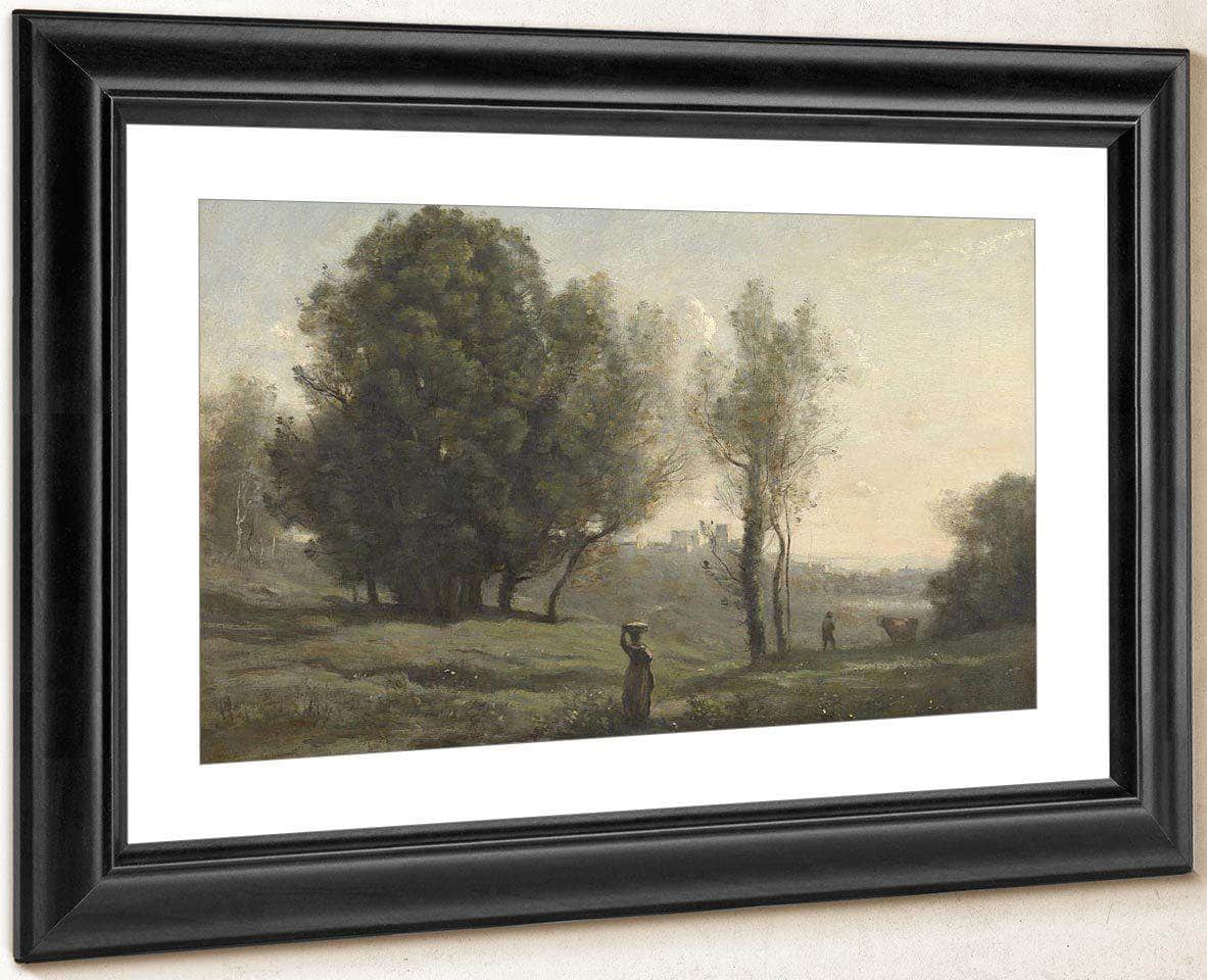 Landscape By Camille Corot Fine Art Print
