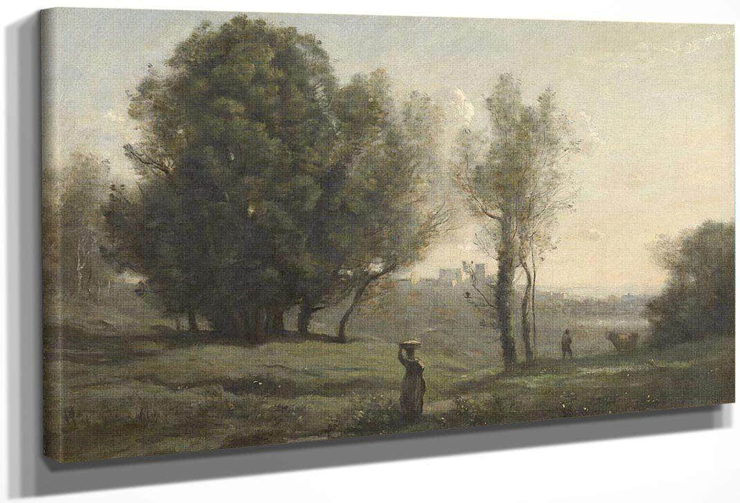 Landscape By Camille Corot Fine Art Print