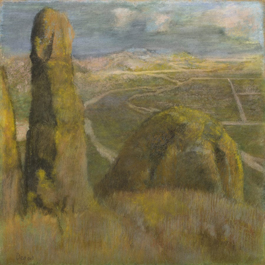 Landscape By Edgar Degas Fine Art Print