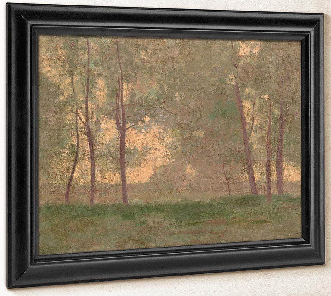 Landscape By Odilon Redon Fine Art Print