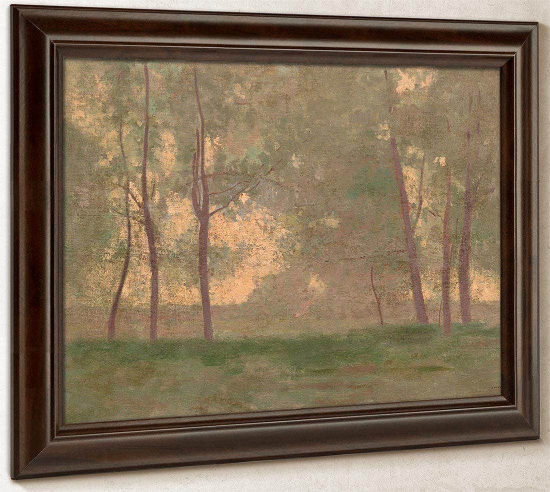 Landscape By Odilon Redon Fine Art Print