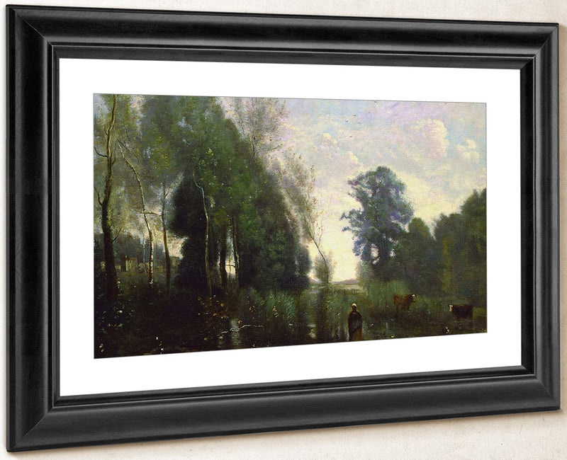 Landscape, C. 1865 By Jean Baptiste Camille Corot Fine Art Print