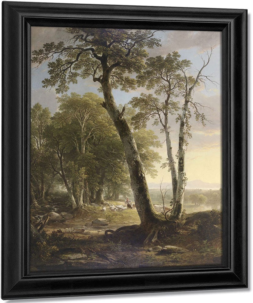 Landscape, Composition, Afternoon By Asher Brown Durand Fine Art Print