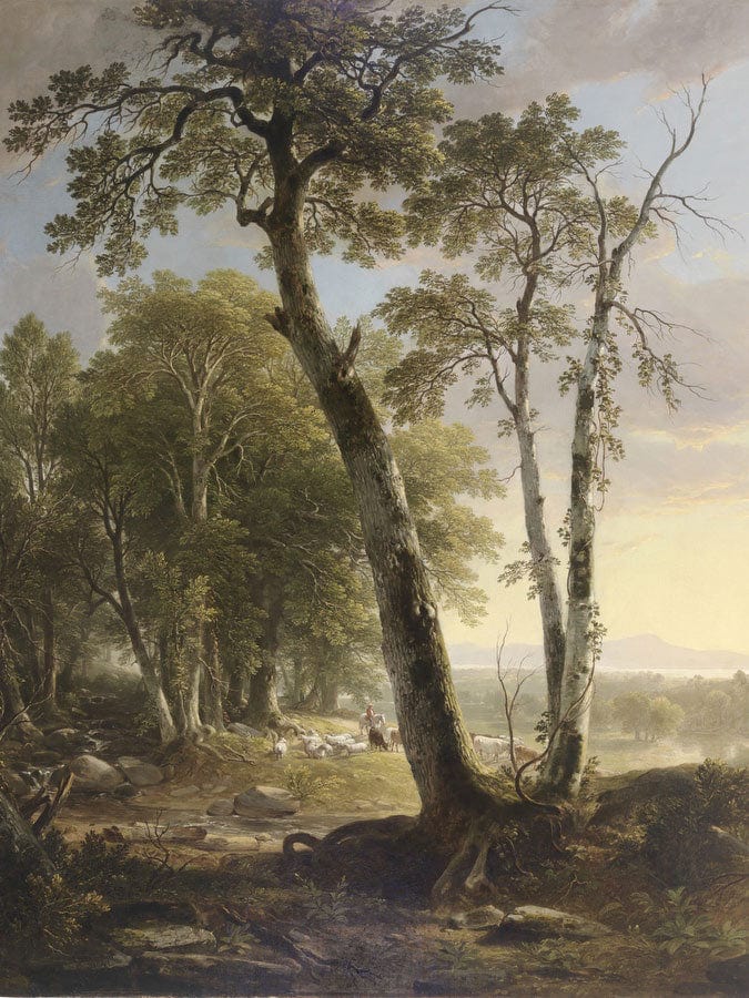 Landscape, Composition, Afternoon By Asher Brown Durand Fine Art Print