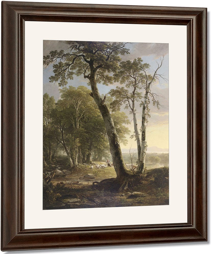 Landscape, Composition, Afternoon By Asher Brown Durand Fine Art Print