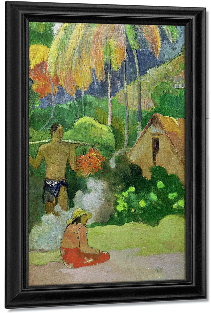 Landscape In Tahiti (Mahana Maa) By Eugene Henri Paul Gauguin Fine Art Print